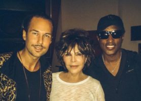 Carole with Jonas and Babyface