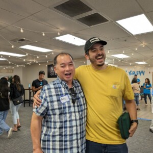 I guess we're both either talking or laughing. I love this guy Peter & Nate