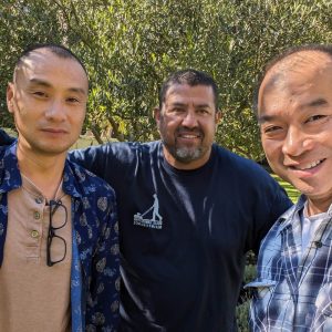 Raoul kept asking why I wanted to take a photo with them. "What's up? What's going on?" I kept saying I just wanted a photo with my friends. He was too inquisitive for my own good. I gave him a hard time. Zho, Raoul and Peter